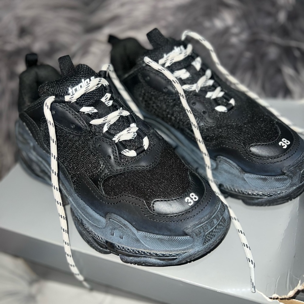 Balenciaga Women’s Track Sneakers / Triple S Sneakers US 8 / EU 38 with box - Picture 3 of 5